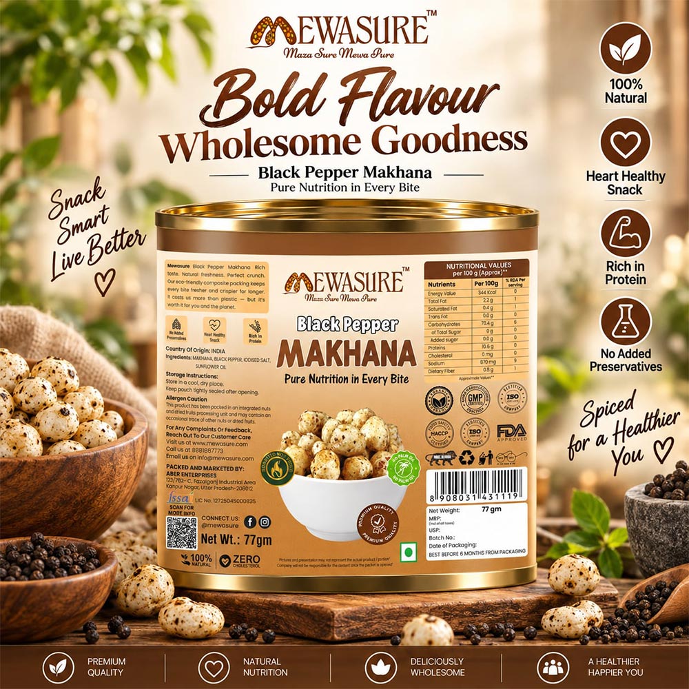 Black Pepper Makhana